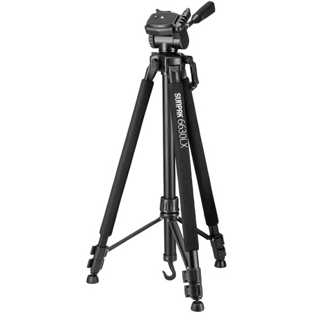 Sunpak Medium-Duty 66" Photo/Video Tripod and Adapters 620-663LX